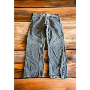 Levis 505 Size 18 Husky 36x29 Boys Denim Jeans Light Wash Gray Kids Pants EUC